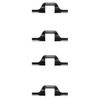 Mintex Brake Pad Accessory Fitting Kit Full Set Rear Axle MBA1263 thumbnail