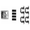Mintex Brake Pad Accessory Fitting Kit Full Set Rear Axle MBA0008 thumbnail