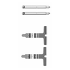 Mintex Brake Pad Accessory Fitting Kit Full Set Rear Axle MBA1676 thumbnail