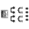 Mintex Brake Pad Accessory Fitting Kit Full Set Rear Axle MBA0026 thumbnail