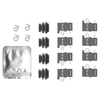 Mintex Brake Pad Accessory Fitting Kit Full Set Rear Axle MBA0084 thumbnail