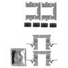 Mintex Brake Pad Accessory Fitting Kit Full Set Front Axle MBA1853 thumbnail