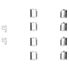 Mintex Brake Pad Accessory Fitting Kit Full Set Front Or Rear Axle MBA1246 thumbnail