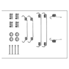 Mintex Brake Shoes Accessory Fitting Kit Rear Axle MBA784 thumbnail