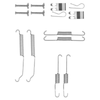 Mintex Brake Shoes Accessory Fitting Kit Rear Axle MBA882 thumbnail