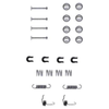 Mintex Brake Shoes Accessory Fitting Kit Rear Axle MBA655 thumbnail