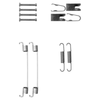Mintex Brake Shoes Accessory Fitting Kit Rear Axle MBA42 thumbnail
