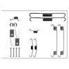 Mintex Brake Shoes Accessory Fitting Kit Rear Axle MBA38 thumbnail