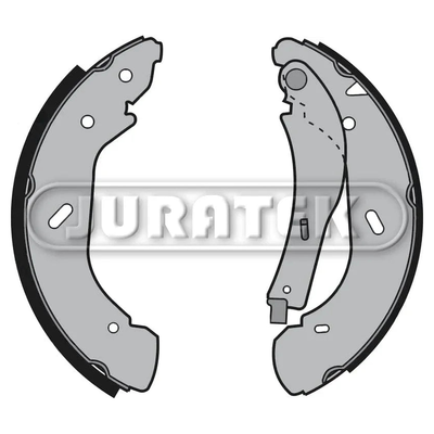 Juratek Brake Shoes Full Set Of 4 Rear JBS1005