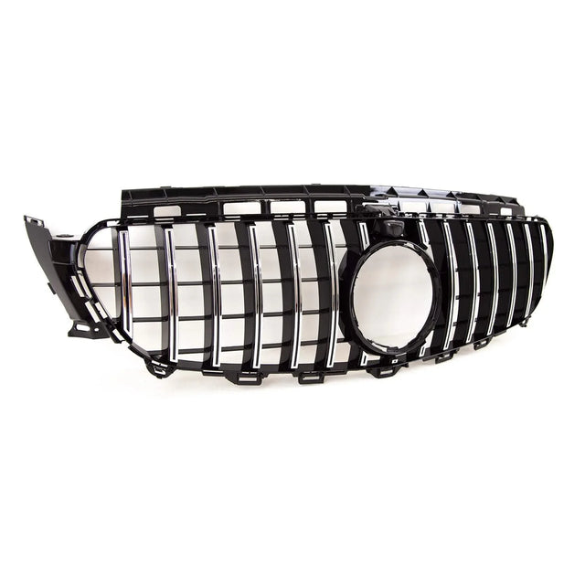 Fits Mercedes E Class W213 S213 C238 A238 2016-2020 Front Bumper Grille Chrome & Black Sport - image 3