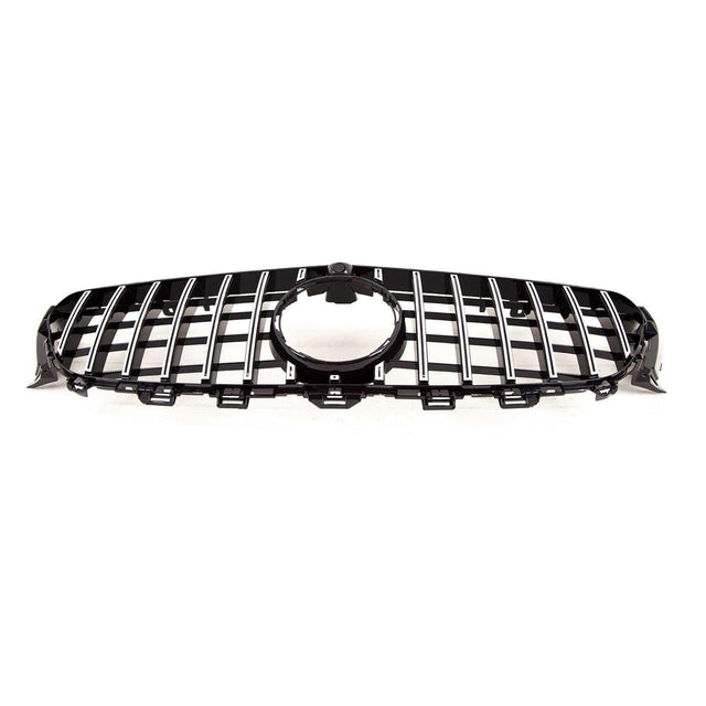 Fits Mercedes E Class W213 S213 C238 A238 2016-2020 Front Bumper Grille Chrome & Black Sport - image 5