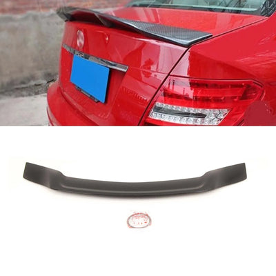 Fits Mercedes C-Class W204 2008-2014 Rear Trunk Boot Spoiler Renntech Style Carbon Look - tradevehicleparts.co.uk