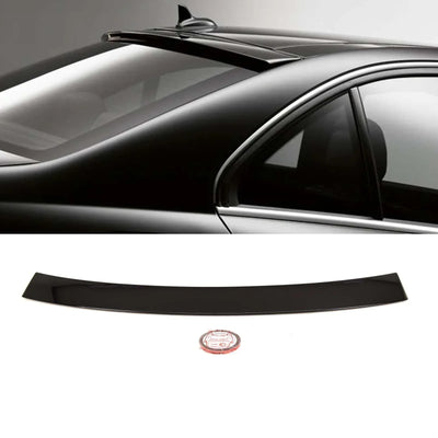 Fits Mercedes C-Class W204 Saloon 2008-2014 Rear Roof Boot Lip Spoiler AMG Style Gloss Black - tradevehicleparts.co.uk