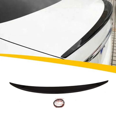 Fits Mercedes E-Class W213 2016-2023 Rear Trunk Boot Lip Spoiler AMG Style Gloss Black - tradevehicleparts.co.uk