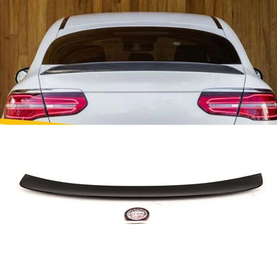 Fits Mercedes GLC C253 Coupe 2016-2019 Rear Trunk Boot Lip Spoiler AMG C63 Style Gloss Black - tradevehicleparts.co.uk