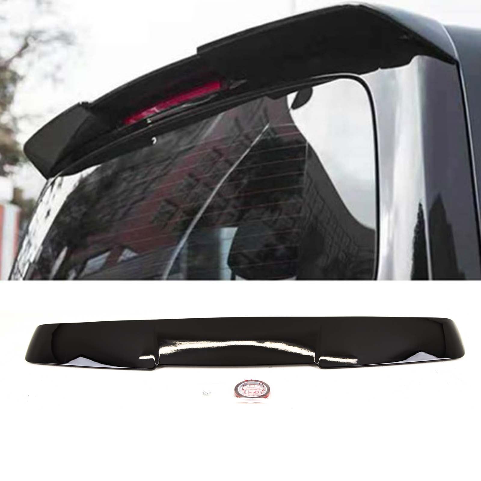 BZ5166 Mercedes Vito W447 2015-2020 Rear Tailgate Roof Boot Lip Spoiler Gloss Black