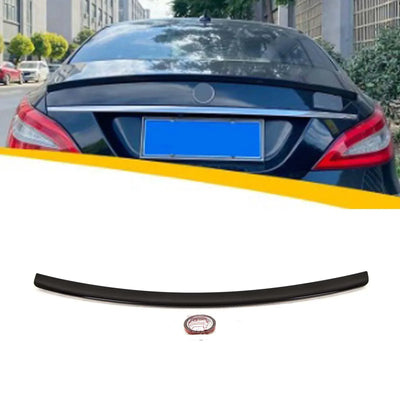 Fits Mercedes CLS Class W218 C218 2011-2018 Rear Trunk Boot Lip Spoiler CLS63 AMG Style Gloss Black - tradevehicleparts.co.uk