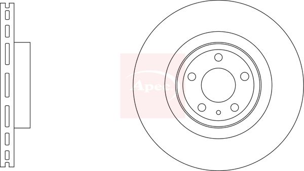 Apec Brake Disc DSK3376 - image 2