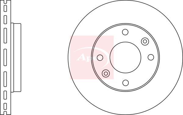 Apec Brake Disc DSK2404 - image 3