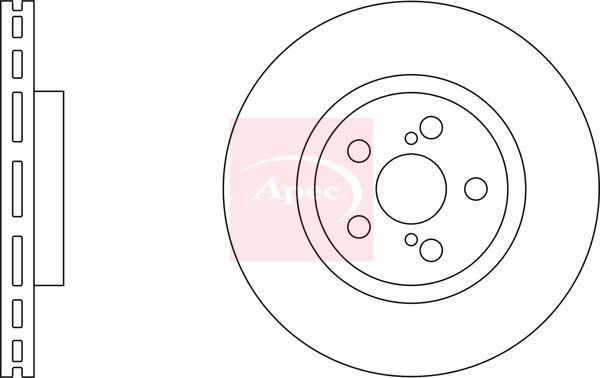 Apec Brake Disc DSK2267 - image 3
