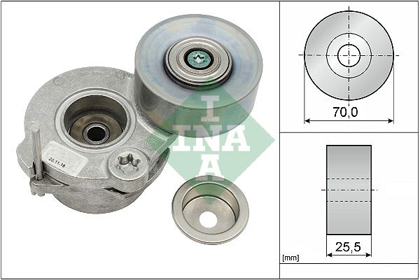 INA Drive Belt Tensioner Pulley 534067210 - image 2