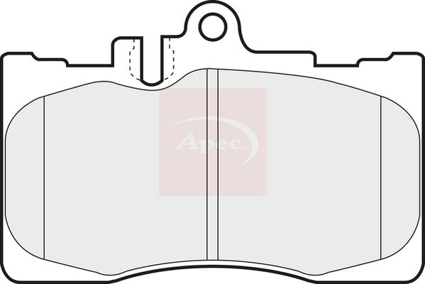 Apec Brake Pads Set PAD1273 - image 2