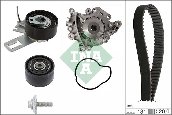 INA Timing Belt Kit & Water Pump 530076030 - image 2