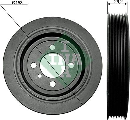 INA Crankshaft Pulley (tvd) 544009310 - image 2