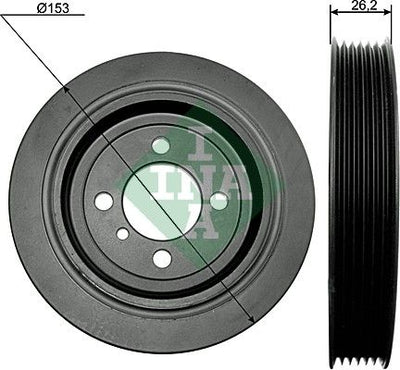 INA Crankshaft Pulley (tvd) 544009310