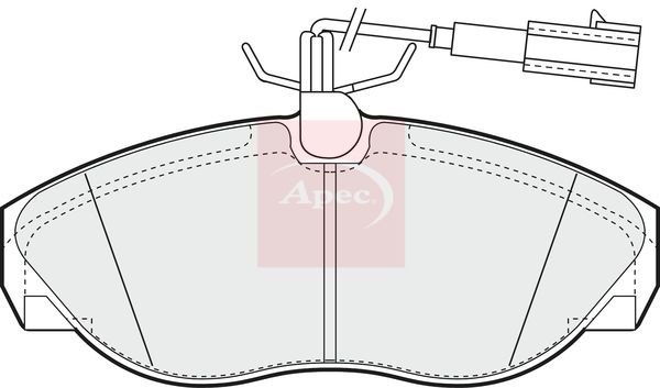 Apec Brake Pads Set PAD1205 - image 2