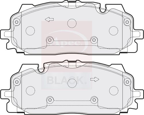 Apec Brake Pads Set PAD2162B - image 2
