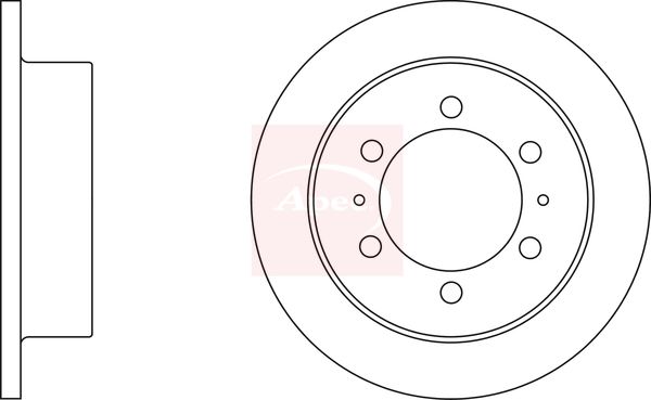 Apec Brake Disc DSK2070 - image 2