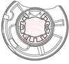Apec Brake Disc Splash Panel ASG1016 thumbnail