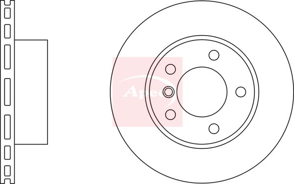 Apec Brake Disc DSK2246 - image 2