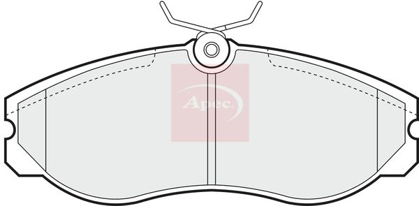 Apec Brake Pads Set PAD806 - image 2