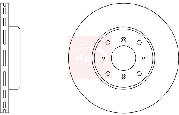 Apec Brake Disc DSK555 - image 2
