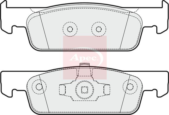 Apec Brake Pads Set PAD1944 - image 2