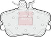 Apec Brake Pads Set PAD805 thumbnail