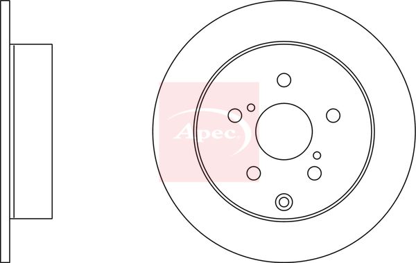Apec Brake Disc DSK2523 - image 2
