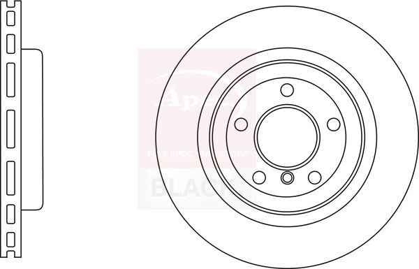 Apec Brake Disc DSK3135B - image 2