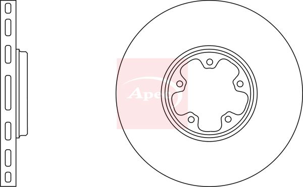 Apec Brake Disc DSK2035 - image 2