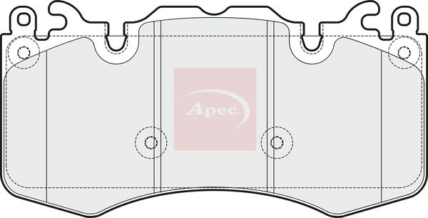 Apec Brake Pads Set PAD1737 - image 2