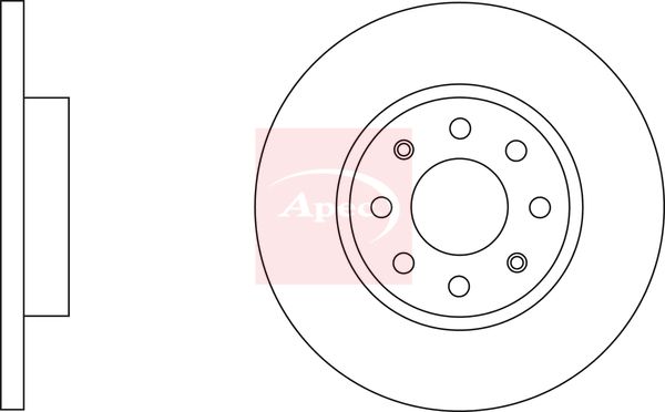 Apec Brake Disc DSK2569 - image 2