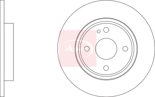 Apec Brake Disc DSK3327 - image 2