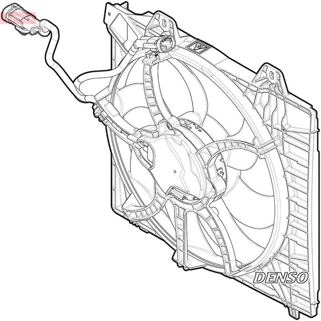 Denso Radiator Cooling Fan DER21026 - image 2