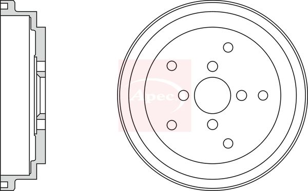 Apec Brake Drum DRM9187 - image 2