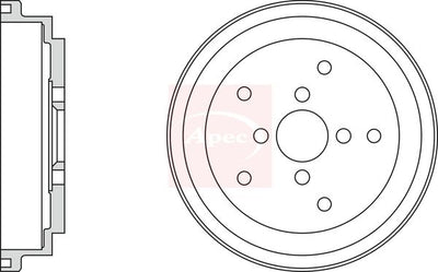 Apec Brake Drum DRM9187