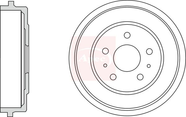 Apec Brake Drum DRM9957 - image 2