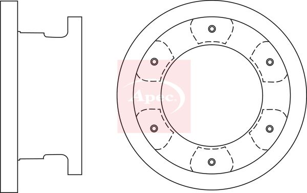 Apec Brake Disc DSK4197 - image 2