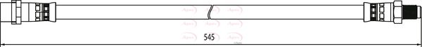 Apec Brake Hose HOS4041 - image 2